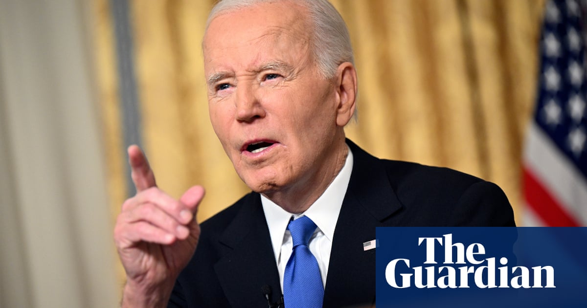 Joe Biden warns ‘oligarchy is taking form in America’ in farewell tackle | Joe Biden