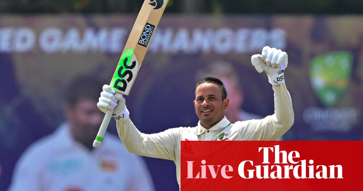 Sri Lanka v Australia: first males’s cricket Take a look at, day two – stay | Australia cricket workforce