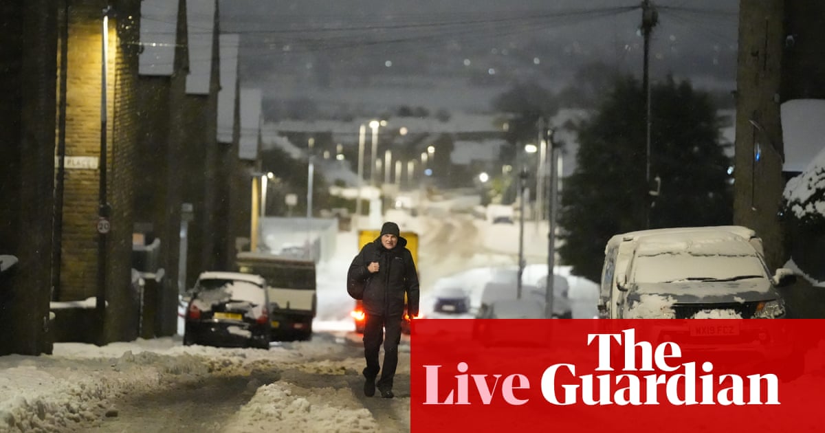 UK climate: flooding closes motorways and rail strains after heavy snow and ice causes journey chaos throughout nation – dwell | UK climate