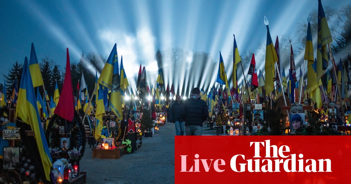 International leaders arrive in Kyiv to mark anniversary of conflict as Zelenskyy hails ‘three years of resistance’ – Ukraine conflict reside | Ukraine
