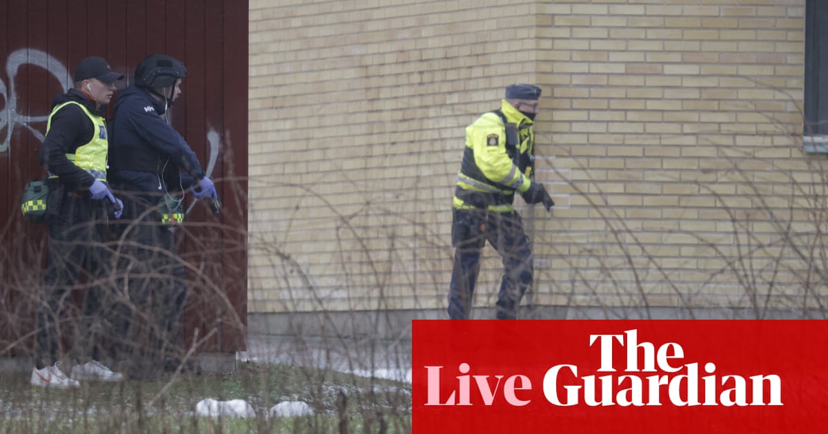 Sweden college capturing: police warn ‘hazard not over’ after 5 individuals shot in assault in Örebro – newest updates | Sweden