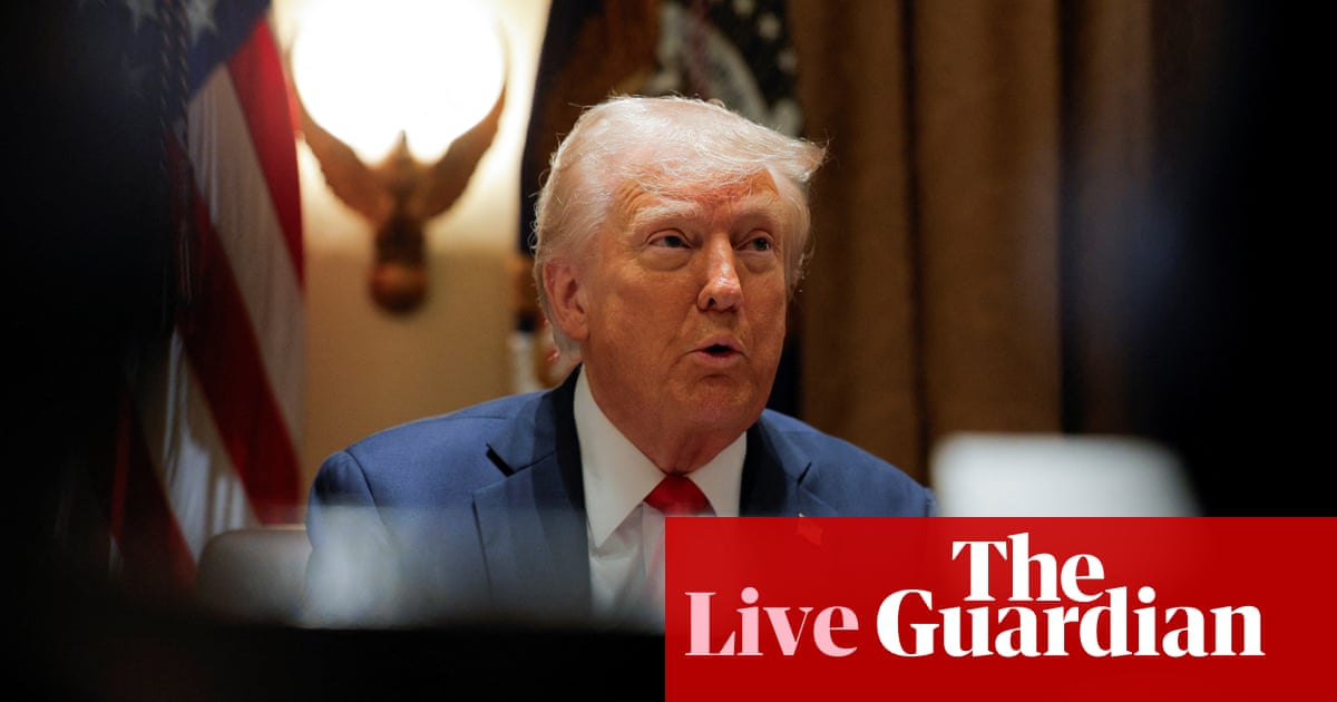 Trump government order targets funds and journey after reporters barred from cupboard assembly – stay | Trump administration