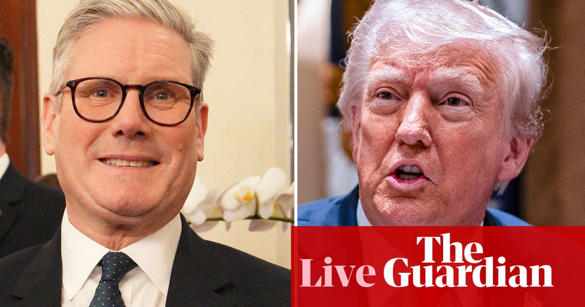 White Home ‘very happy’ with UK’s enhance in defence spending forward of Starmer-Trump assembly – reside | Politics
