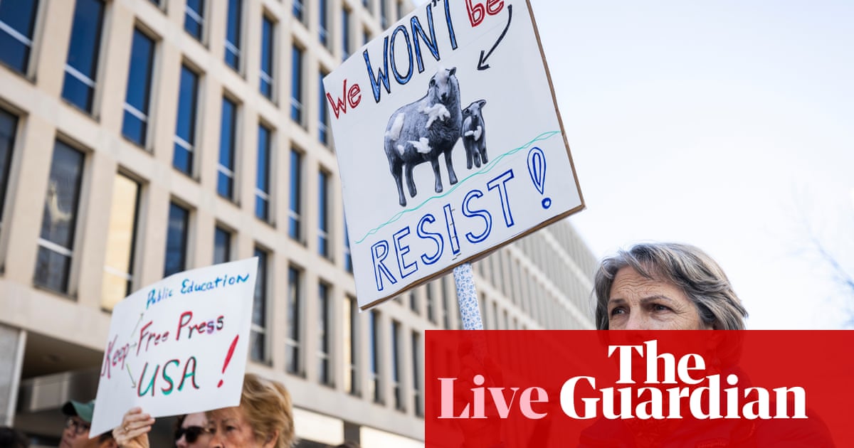 Division of Schooling to put off practically half its workforce – US politics dwell | Trump administration Division of Schooling to put off practically half its workforce – US politics dwell | Trump administration