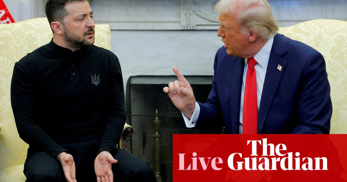 Donald Trump pauses all US navy assist to Ukraine – stay | Trump administration