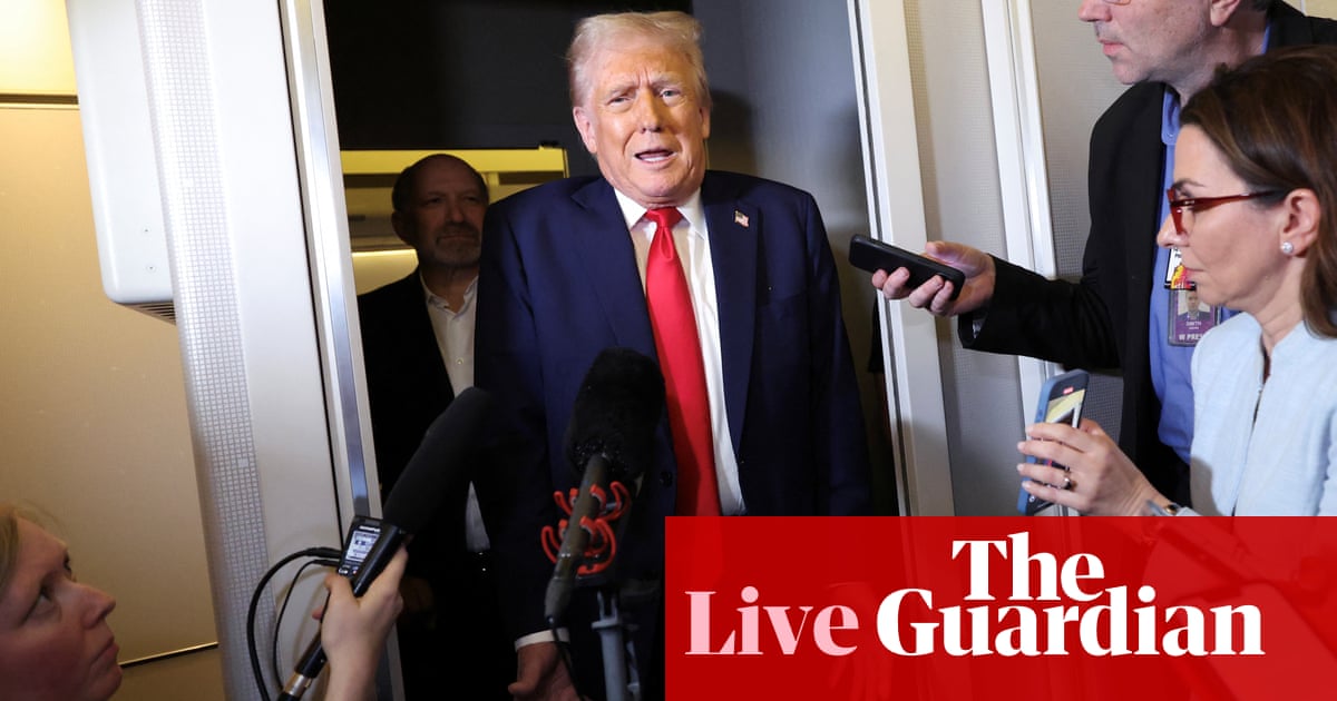 Donald Trump refuses to say whether or not he’s planning to go away workplace after second time period – US politics stay | Trump administration Donald Trump refuses to say whether or not he’s planning to go away workplace after second time period – US politics stay | Trump administration