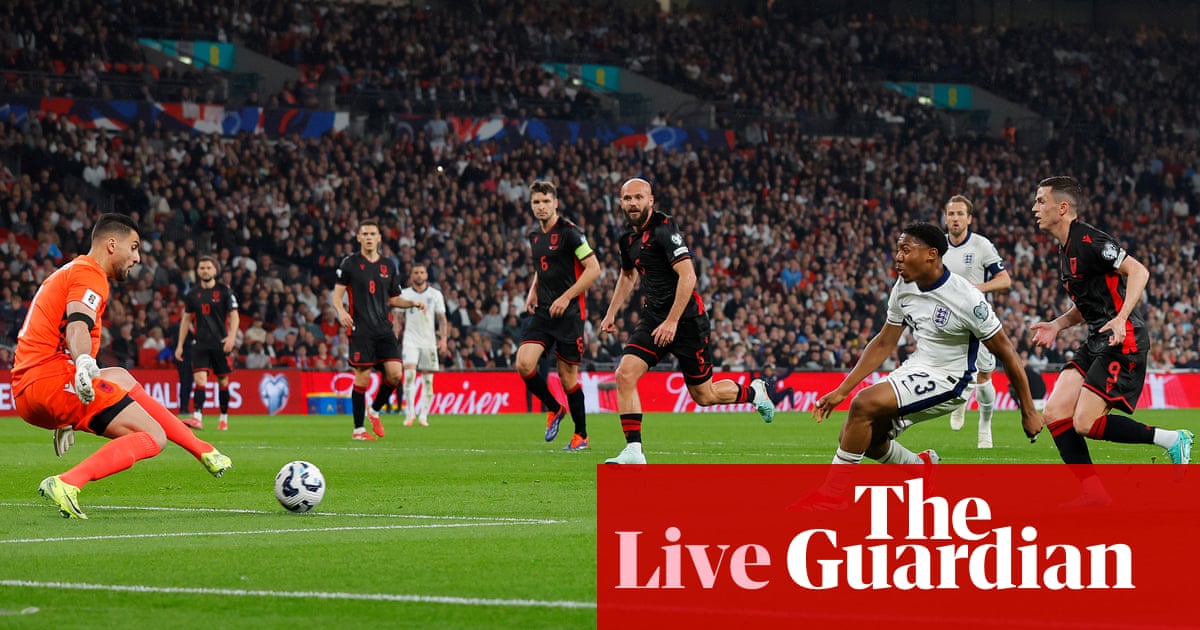 England v Albania: World Cup 2026 qualifier – dwell | World Cup 2026 qualifiers