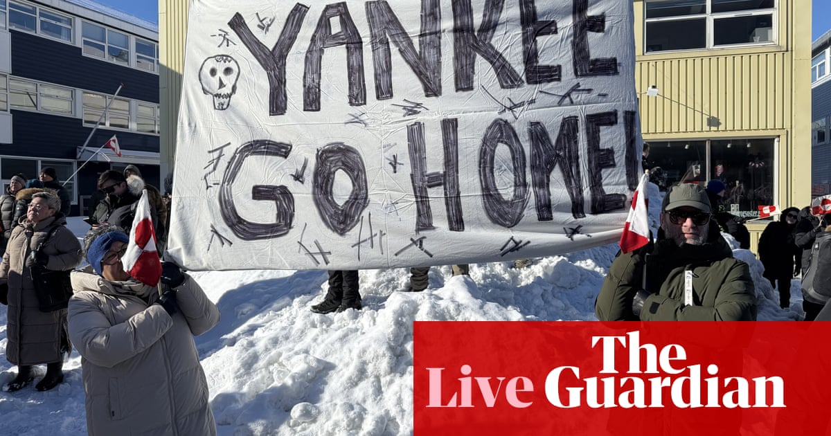 Greenland leaders name deliberate go to by US officers a ‘provocation’ as Trump talks of takeover – US politics reside | US politics Greenland leaders name deliberate go to by US officers a ‘provocation’ as Trump talks of takeover – US politics reside | US politics