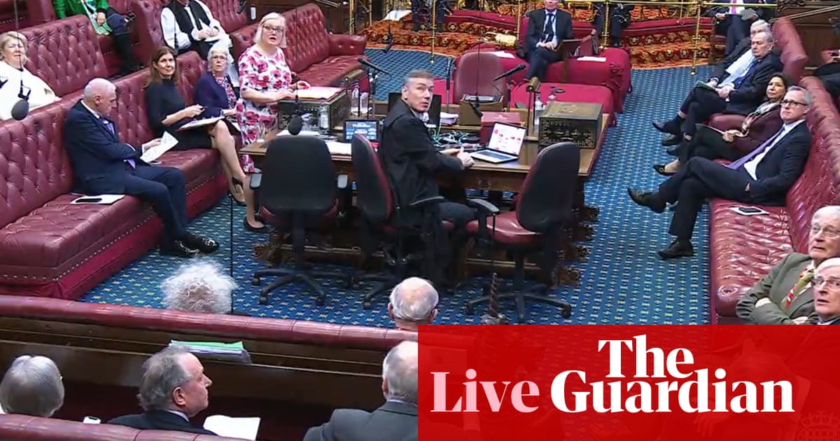 Home of Lords proceedings disrupted by protesters – UK politics stay | Politics