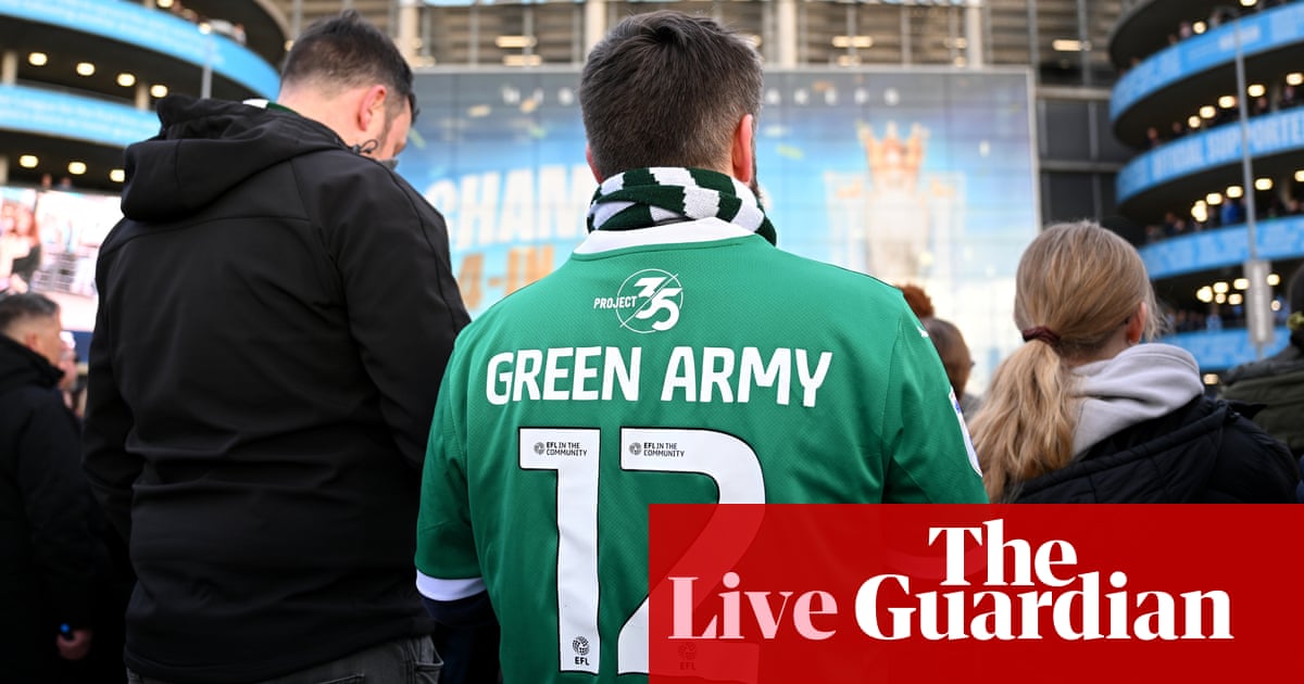 Manchester Metropolis v Plymouth Argyle: FA Cup fifth spherical – stay | FA Cup