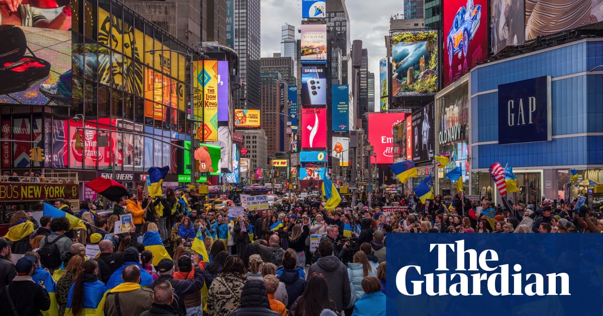 Trump administration briefing: pro-Ukraine rallies throughout US as Trump officers fume at Zelenskyy | Trump administration