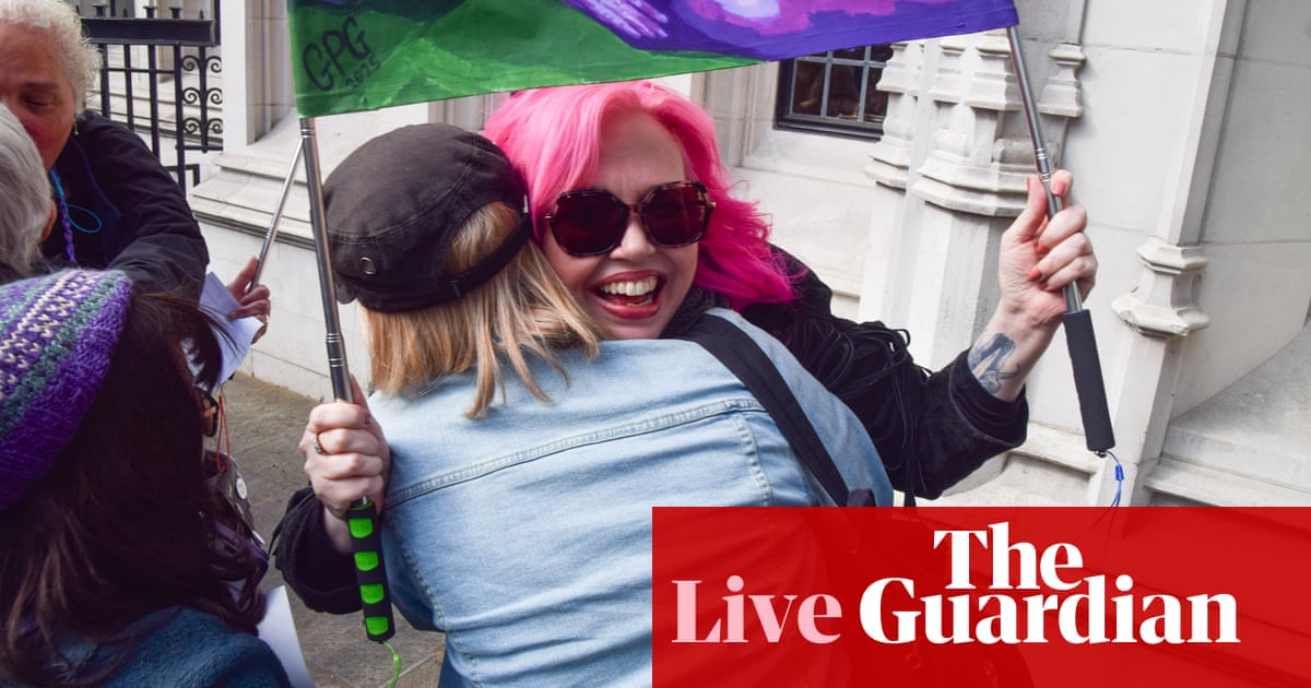 Minister hopes supreme court docket’s gender ruling will ‘draw a line’ below trans debate – UK politics reside | Politics Minister hopes supreme court docket’s gender ruling will ‘draw a line’ below trans debate – UK politics reside | Politics