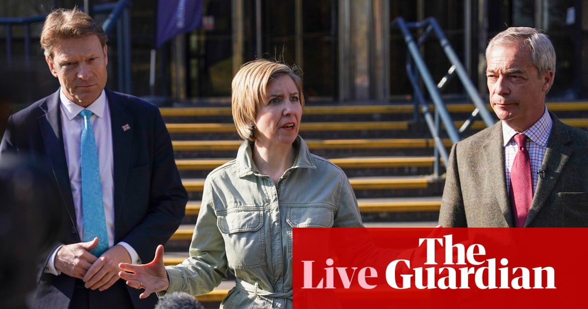Reform UK on track to win in two mayoral contests – UK politics reside | Politics