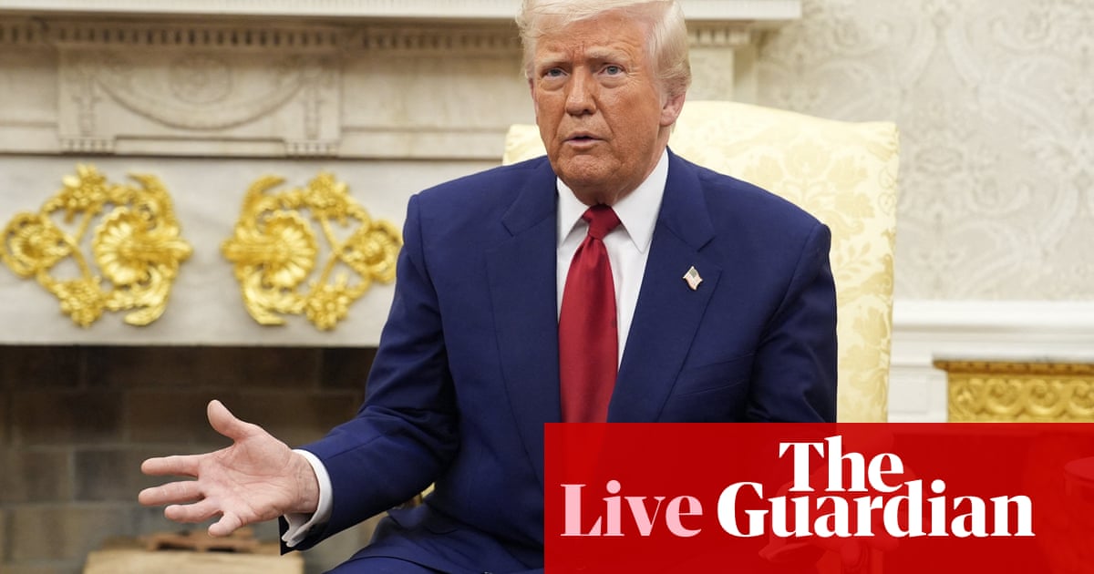 Trump hints at openness to China tariff deal: ‘We’re ready for his or her name’ – US politics reside | US politics