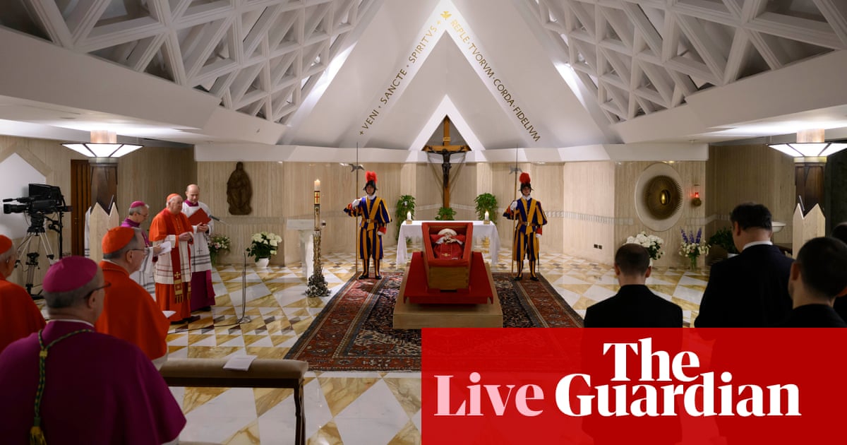 Vatican releases pictures of Pope Francis in open casket as cardinals as a result of set funeral date – stay | Pope Francis