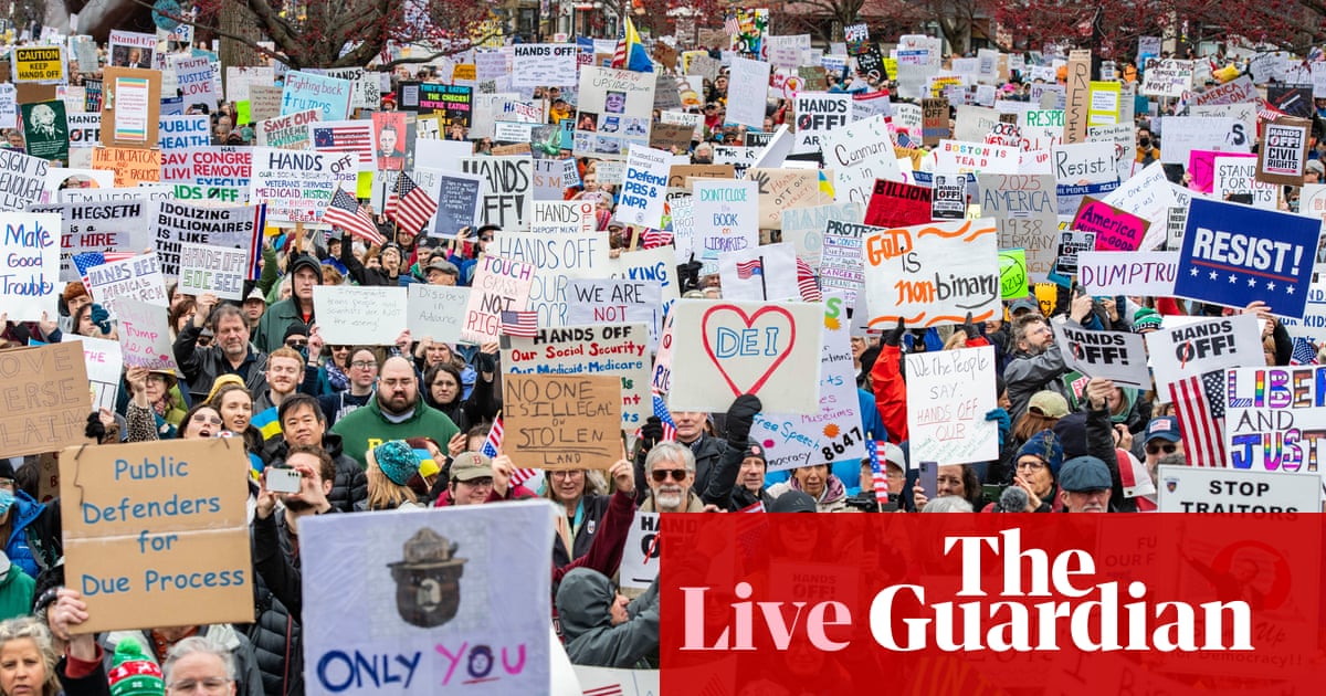 ‘Fingers Off’ protests take off throughout US to oppose Trump agenda – dwell | Protest ‘Fingers Off’ protests take off throughout US to oppose Trump agenda – dwell | Protest