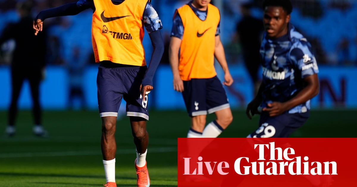 Aston Villa v Tottenham: Premier League – reside | Premier League Aston Villa v Tottenham: Premier League – reside | Premier League