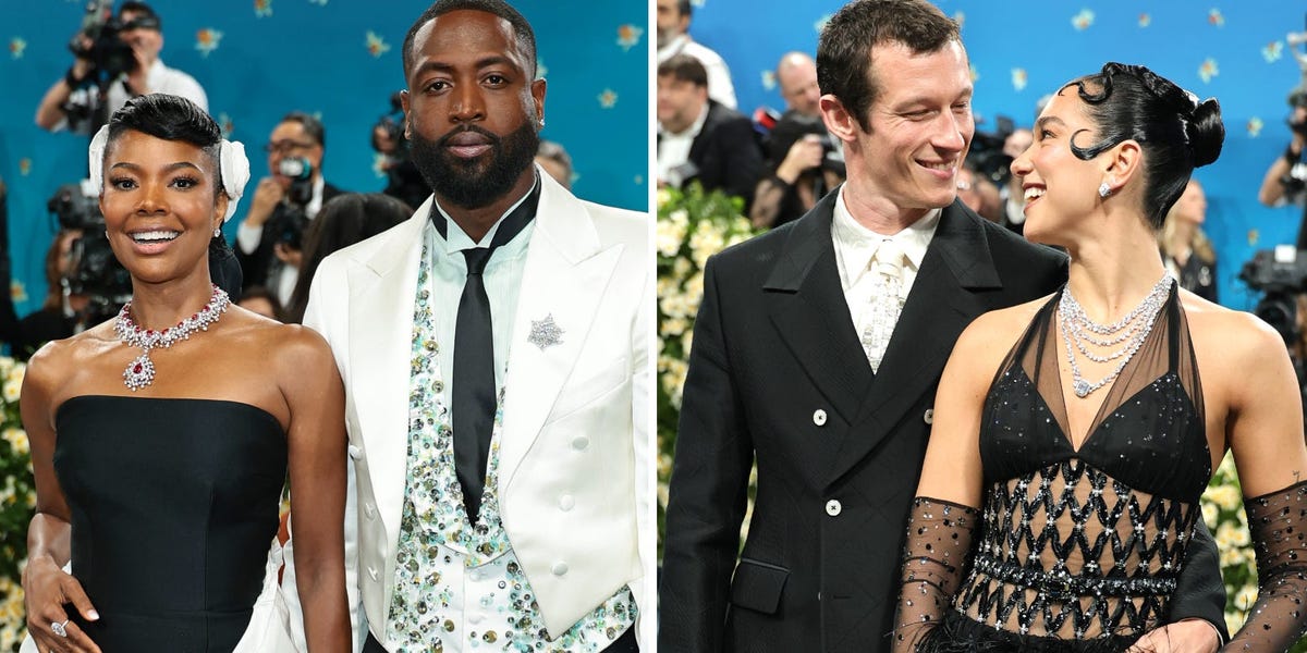 Finest-Dressed {Couples} on the 2025 Met Gala