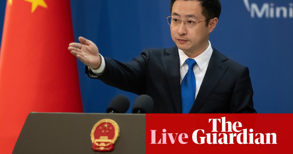 China criticises UK-US commerce deal; Aviva’s £3.7bn acquisition of Direct Line faces competitors probe – enterprise stay | Enterprise