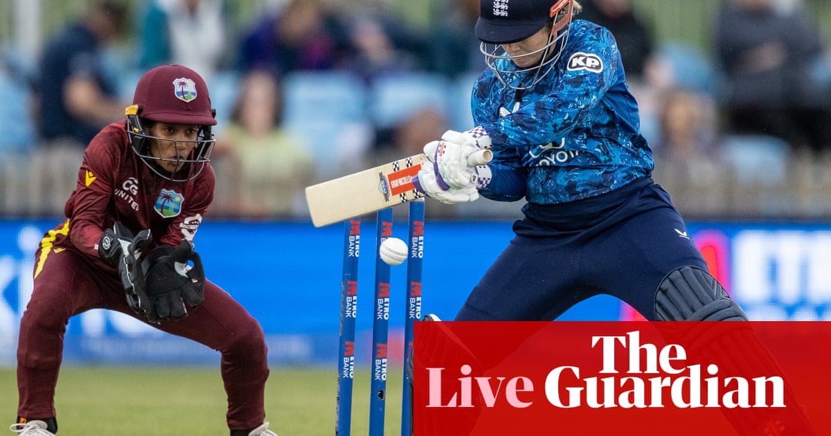 England v West Indies: first ladies’s cricket one-day worldwide – dwell | Cricket