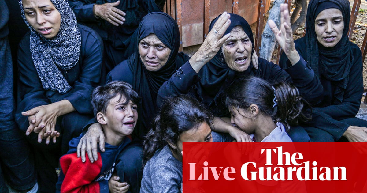 Israel-Gaza struggle stay: Docs With out Borders condemns ‘ridiculously insufficient’ help as 45 extra individuals killed in strikes | Israel Israel-Gaza struggle stay: Docs With out Borders condemns ‘ridiculously insufficient’ help as 45 extra individuals killed in strikes | Israel