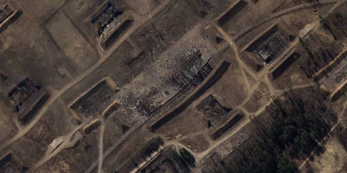 Russia’s ‘Poor Weapons Dealing with’ Wiped Out A lot of 105-Ton Depot: UK
