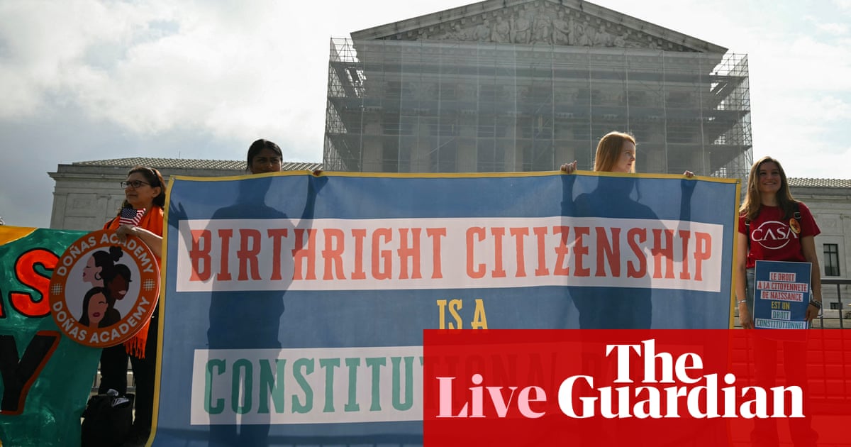 Supreme courtroom hears arguments on birthright citizenship dispute – US politics stay | US information
