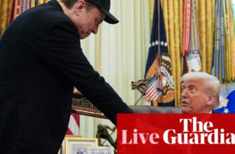Trump calls for greater tax cuts in finances invoice as Musk dodges query about reported drug use – US politics stay | Trump administration