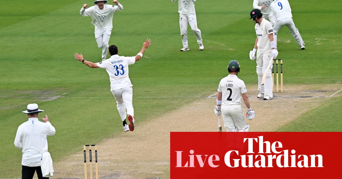 Warwickshire v Surrey, Essex v Yorkshire, and extra: county cricket day 4 – reside | County Championship Warwickshire v Surrey, Essex v Yorkshire, and extra: county cricket day 4 – reside | County Championship