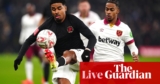 Aston Villa v West Ham United: FA Cup third spherical – stay | FA Cup