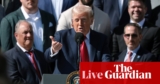 Donald Trump to mark 100 days in workplace with Michigan rally – US politics reside | US information