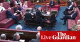 Home of Lords proceedings disrupted by protesters – UK politics stay | Politics