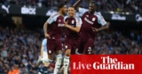 Manchester Metropolis v Aston Villa: Premier League – reside | Premier League