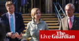 Reform UK on track to win in two mayoral contests – UK politics reside | Politics
