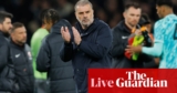 Tottenham 1-1 Eintracht Frankfurt: Europa League quarter-final, first leg – stay response | Europa League